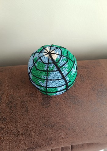 Amigurumi Dünya,paralel ve meridyenli - Görsel 2