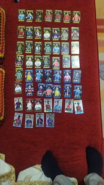 Futbolcu kartı 60 adet ( hologram dahildir ) maç başlıyor sporcu