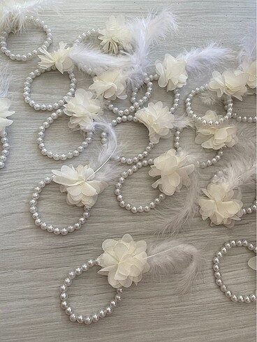 İncili nedime bileklik nedime bilekliği bride party hediyelik n