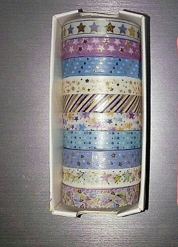 Altın yaldızlı washi tape