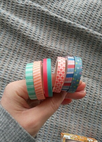  Desenli washi tape