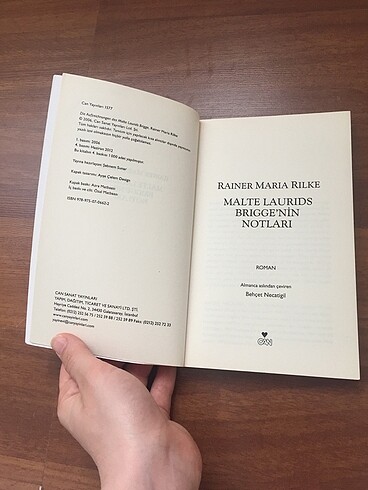  Malte lauridis briggenin notları