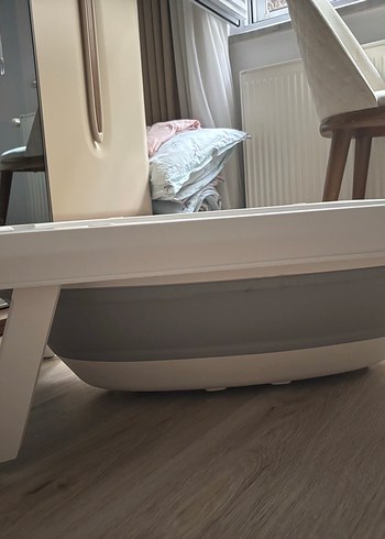 Katlanabilir Bebek Küveti ve Küçük Kova Seti - Görsel 4