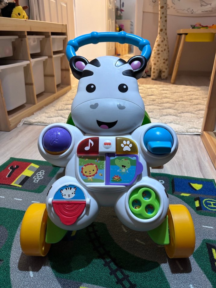 Fisher price melodili Zebra Bebek Yürüteci - Görsel 5