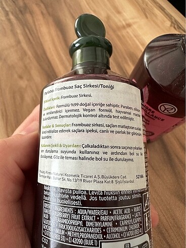 Beden Yves rocher saç sirkesi