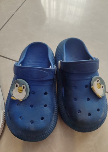 27 Beden mavi Renk Erkek Çocuk Renkli Velcro Bağcıklı Ayakkabı