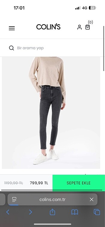COLİNS SKİNNY FİT JEAN PANTOLON