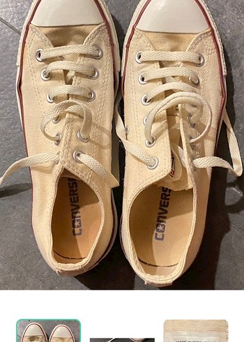 Converse Krem Sneaker