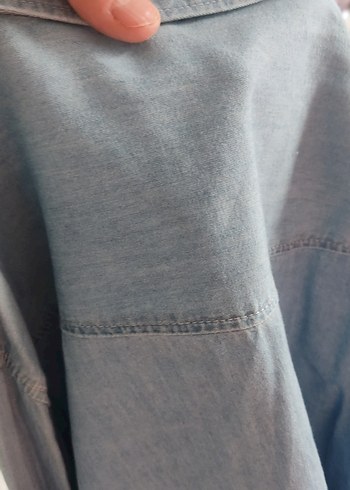 Kız çocuk kot gömlek - Görsel 4