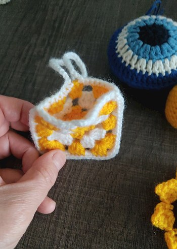 El Yapımı Bohem Örgü Süsler - Görsel 4