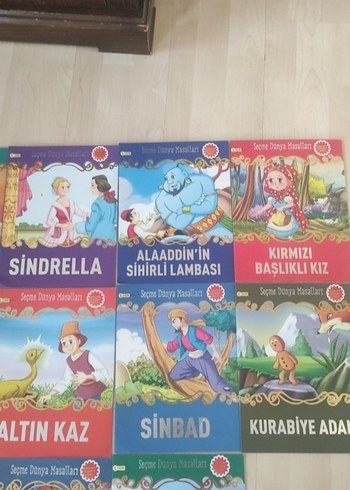  Beden Çocuklar İçin Klasik Masal Kitapları Seti