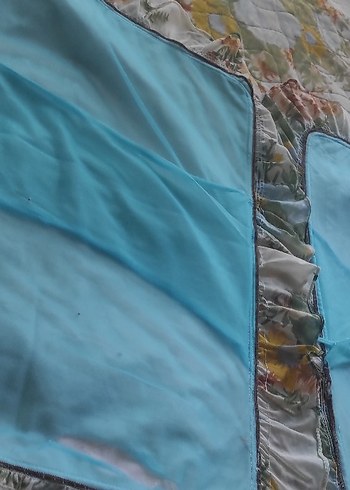 Pastel Renkli Çiçek Desenli Yatak Örtüsü - Görsel 10