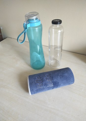 Mavi ve Gri Çocuk Termos Şişeleri - Görsel 2