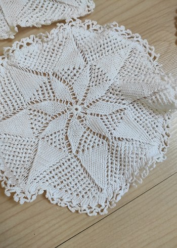 Beden Beyaz Nakışlı Bohem El Yapımı dantel