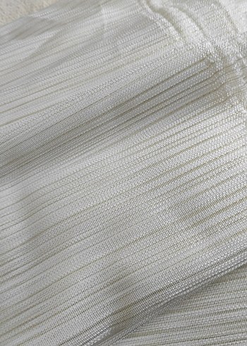 Beyaz Bohem Tarz çizgili Perde - Görsel 6