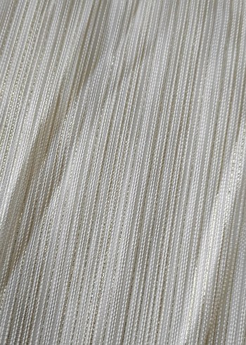 Beyaz Bohem Tarz çizgili Perde - Görsel 8