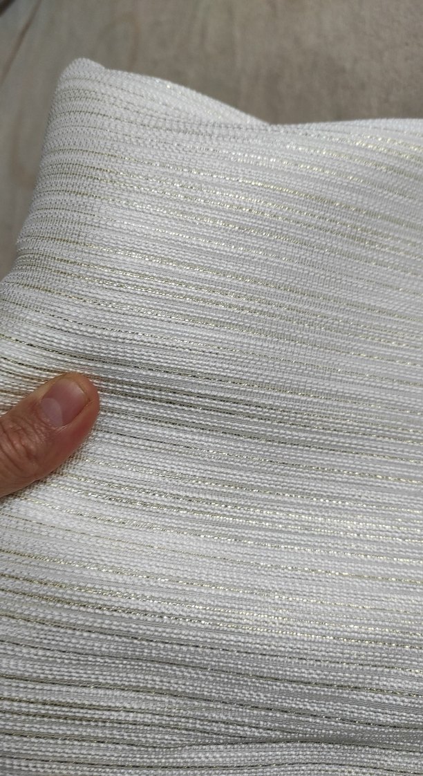 Beyaz Bohem Tarz çizgili Perde - Görsel 4