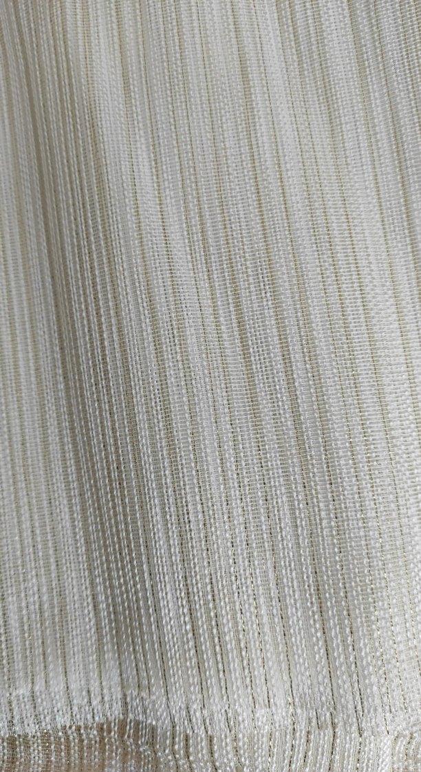 Beyaz Bohem Tarz çizgili Perde - Görsel 2