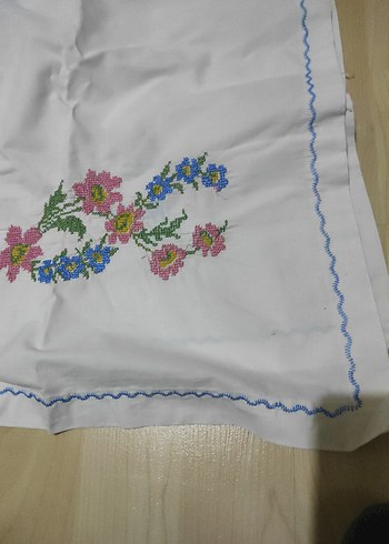 karyola kenarı kaneviçe nakış - Görsel 3