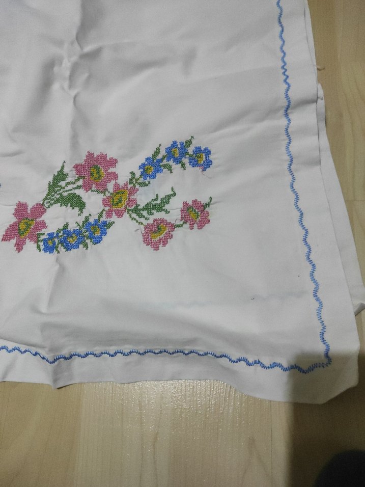 karyola kenarı kaneviçe nakış - Görsel 3