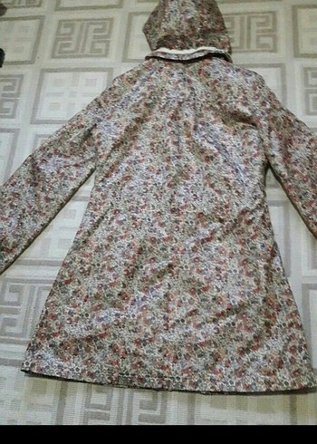 Bohem Uzun Kollu Kadın Yağmurluk - Görsel 2