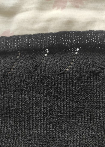 Siyah Kadın Yün Kazak - Görsel 7