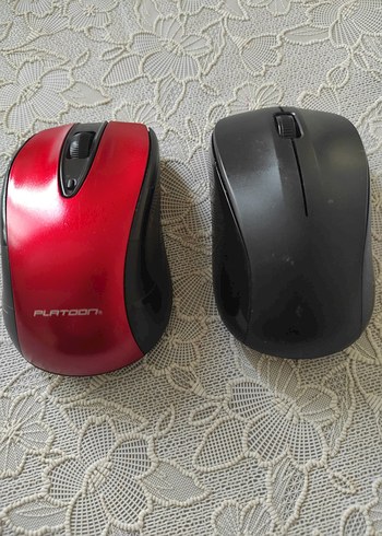 Kırmızı ve Siyah Renkli Kablosuz Mouse - Görsel 2