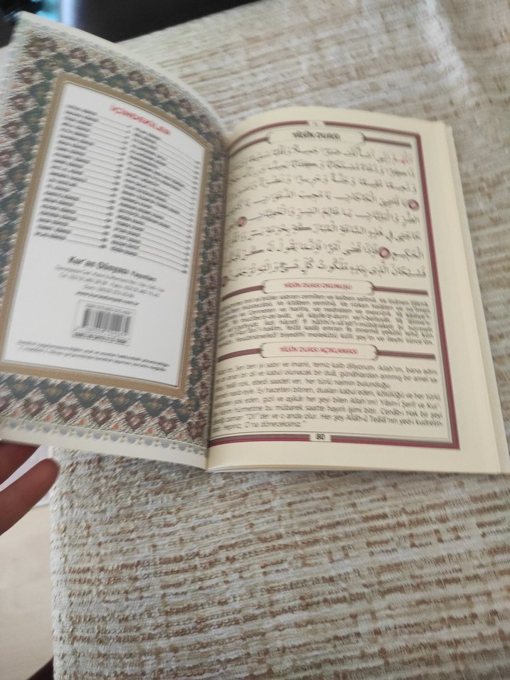 Yasin-i Şerif Kur'an-ı Kerim'den Sureler Kitabı - Görsel 4