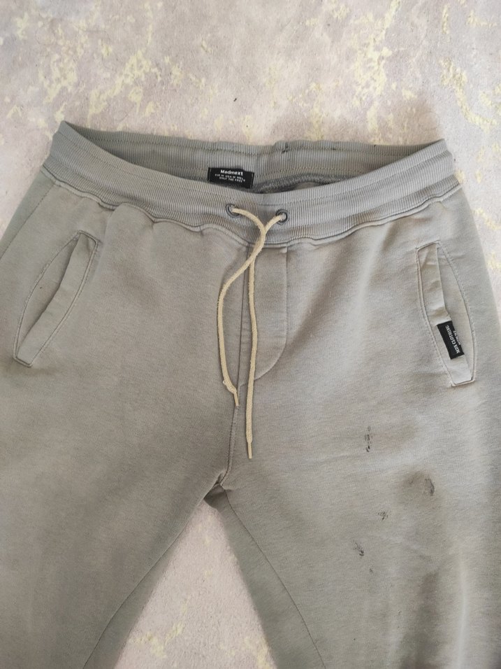 Gri Rahat Kesim erkek Eşofman Altı - Görsel 2