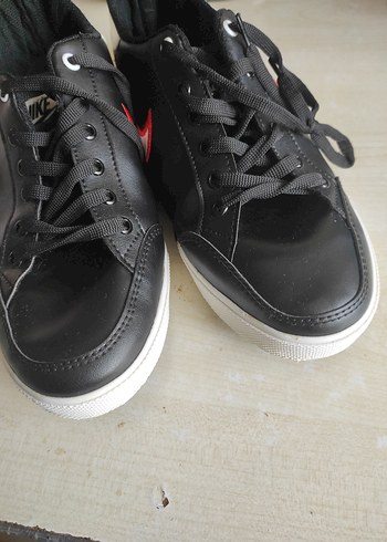 Nike Siyah Spor Ayakkabı Velcro - Görsel 7