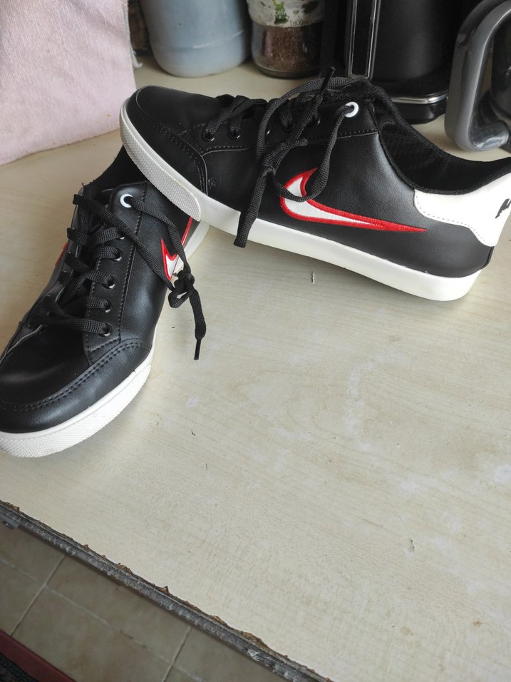 Nike Siyah Spor Ayakkabı Velcro - Görsel 2