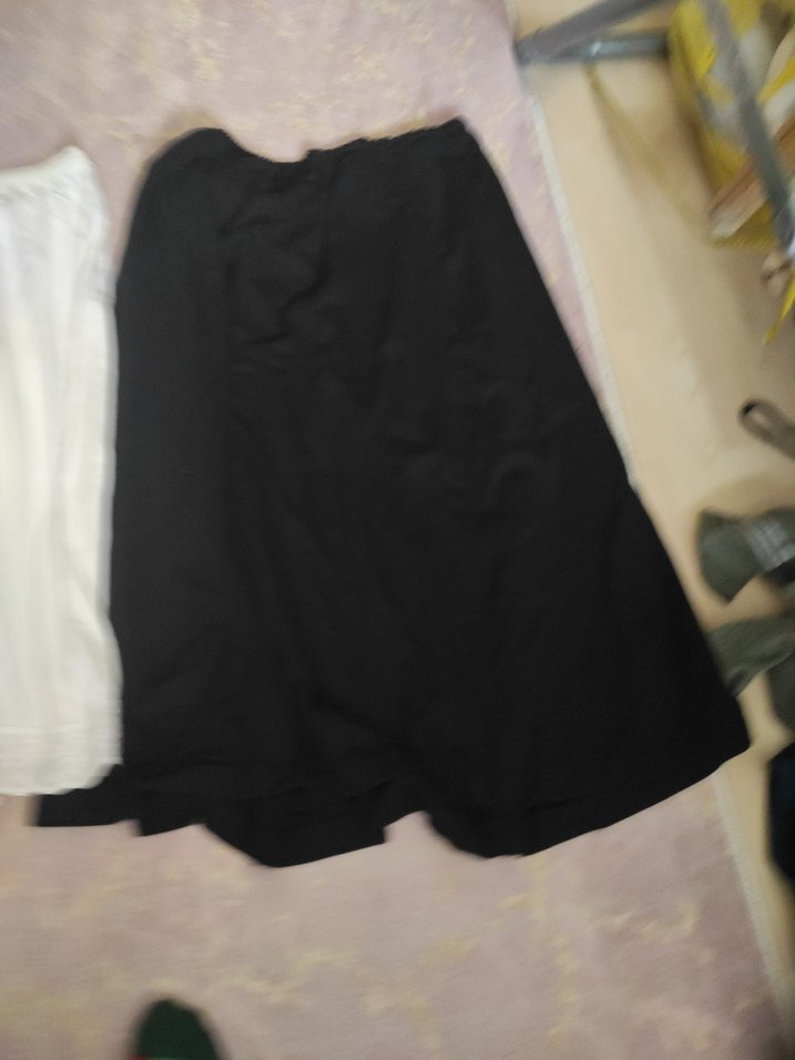 Kadın Beyaz Midi Pamuklu Salaş Etek - Görsel 5