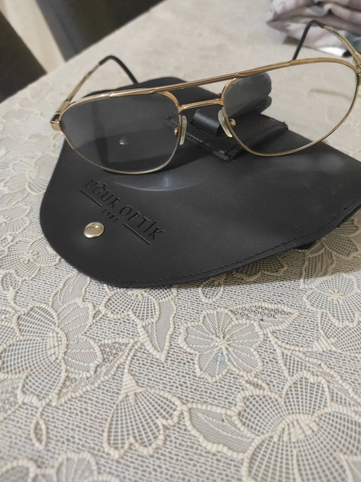 Klasik Gold Tokalı Biker Gözlük - Görsel 5