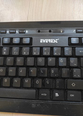 Everest Siyah Kablolu Klavye - Görsel 4