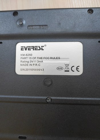 Everest Siyah Kablolu Klavye - Görsel 6