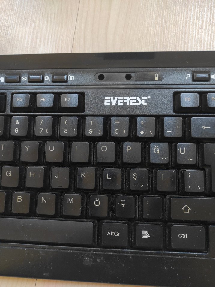 Everest Siyah Kablolu Klavye - Görsel 4