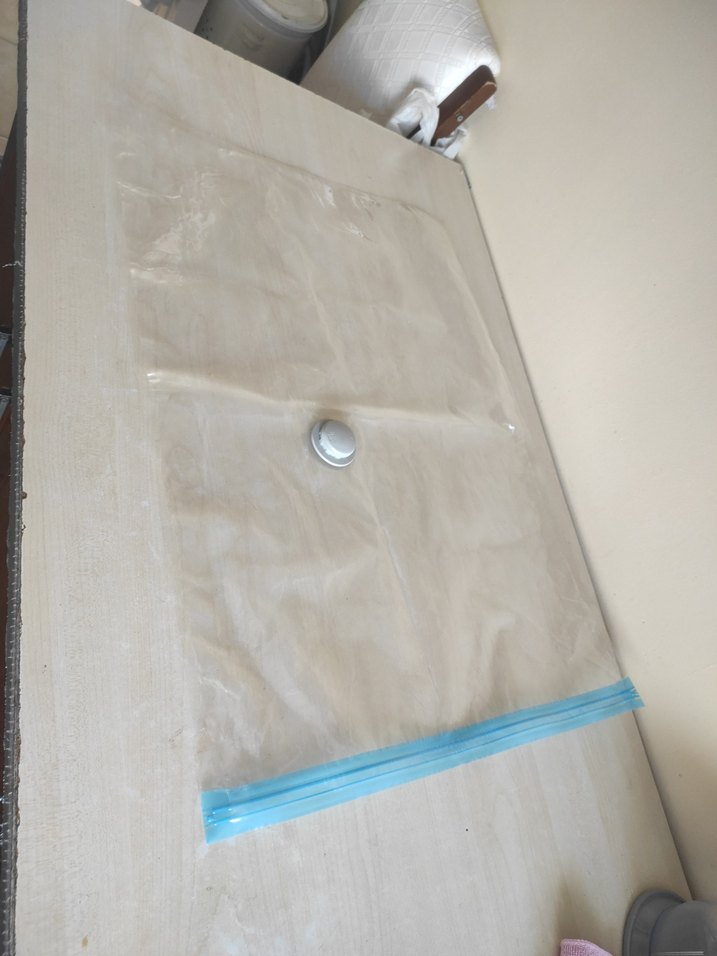 vakumlu giysi ve yastık Saklama Poşeti - Görsel 3