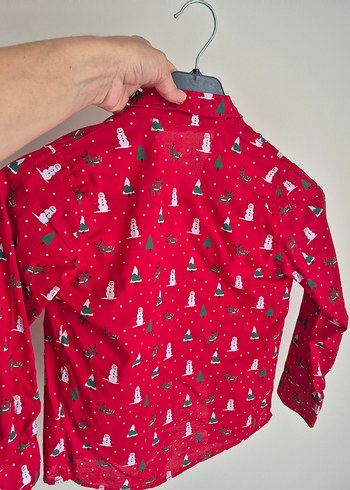 H&M Erkek Çocuk yeniyıl Uzun Kollu Gömlek