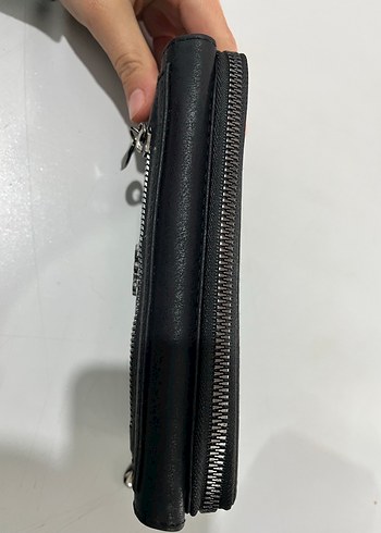 Siyah Deri Kadın Cüzdanı POLO - Görsel 2