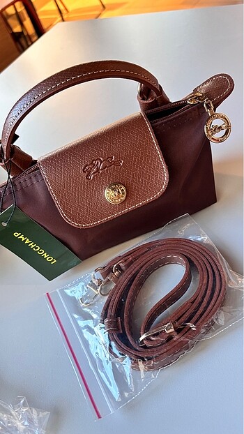  Beden Kahverengi mini Longchamp
