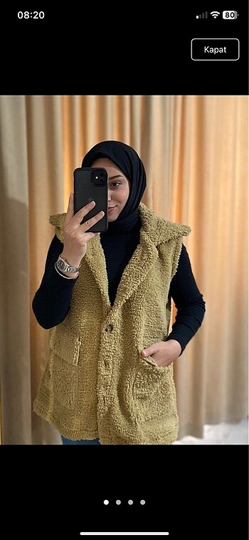 Peluş ceket