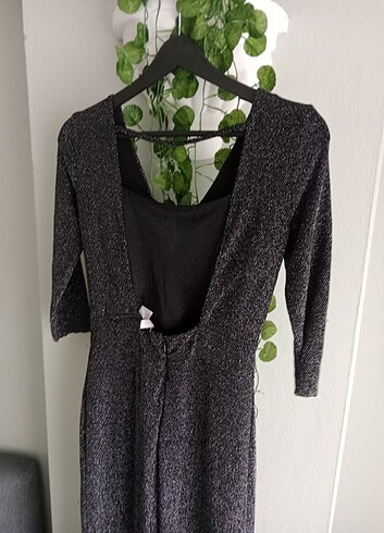 H&M Işıltılı siyah tulum