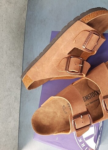 Birkenstock Birkenstock Bay-Bayan Tokalı Terlik(Renk Taba)