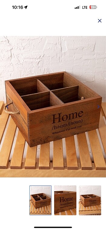 LCW HOME Ahşap kutu