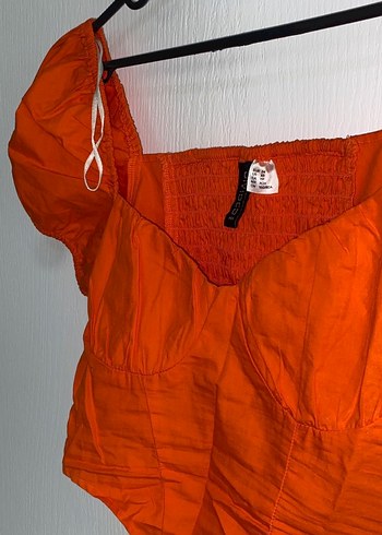 Turuncu Korse Crop - Görsel 2