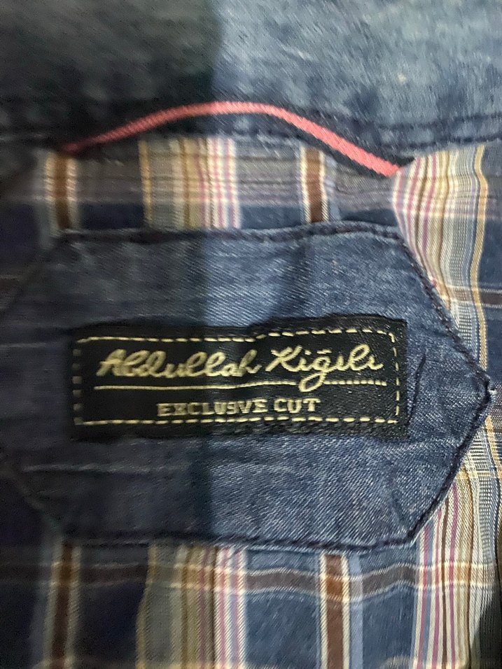 Gri Ekoseli Uzun Kollu Erkek Gömlek - Görsel 2