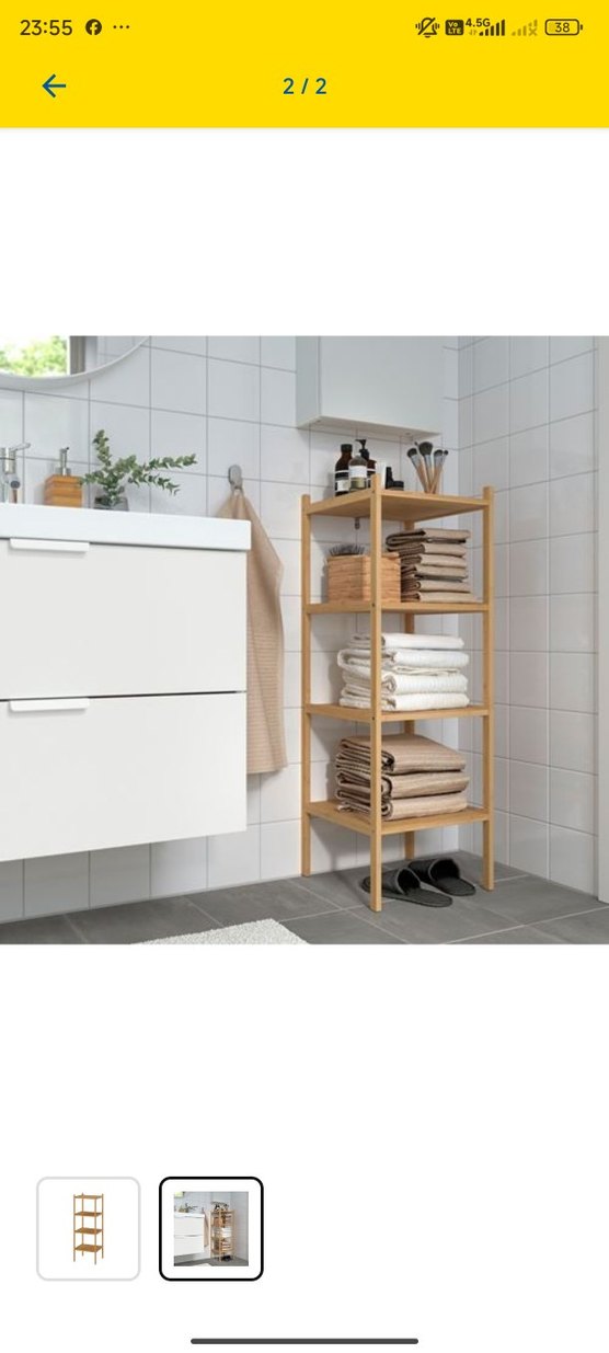 Bej Çocuk Rafı, 4 Katlı Ahşap - Görsel 2