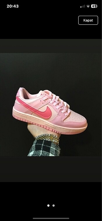 nike pembe dunk