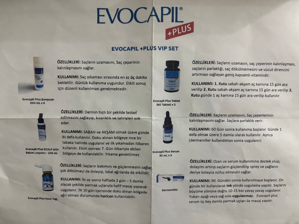 Evocapil Saç Dökülmesine Karşı Full Bakım Seti - Görsel 3