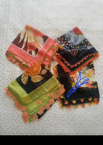 2K Çok Renkli Batik Desenli yazma